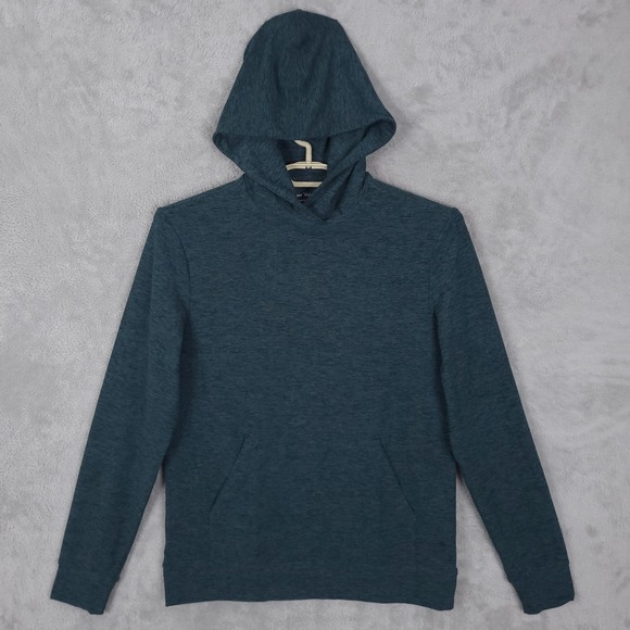 Outdoor Products Tops - Outdoor Voices Hoodie S Soft Cloud Knit Blue Thumb Holes Kangaroo Pocket Popover